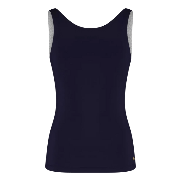 HOUSE OF GRAVITY SP TOP House Of Gravity Cross Tank Top Marine - Match Laren