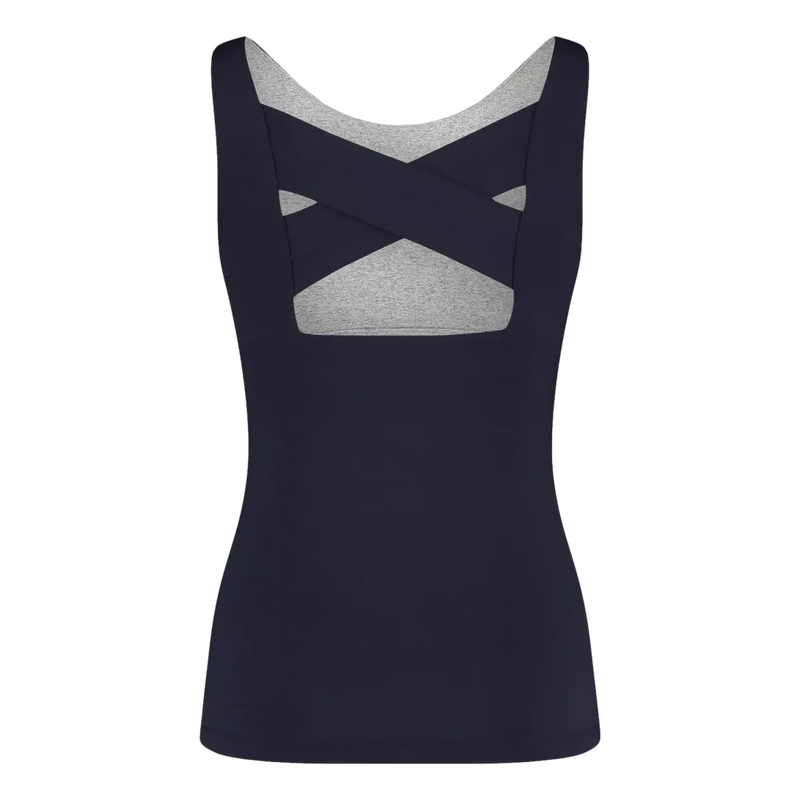 HOUSE OF GRAVITY SP TOP House Of Gravity Cross Tank Top Marine - Match Laren