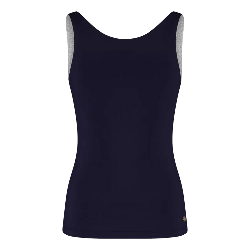 HOUSE OF GRAVITY SP TOP House Of Gravity Cross Tank Top Marine - Match Laren