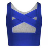 HOUSE OF GRAVITY SP TOP L / KOBALT House Of Gravity Cross Tank Top Kobalt - Match Laren
