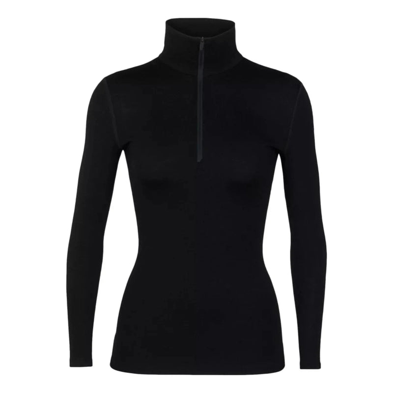 ICEBREAKER Icebreaker - 260 tech ls half zip merino zwart thermo