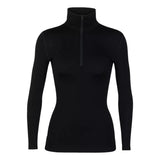 ICEBREAKER SKI PULLI Icebreaker - 260 tech ls half zip merino zwart thermo