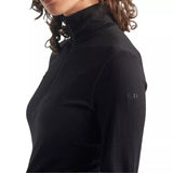 ICEBREAKER SKI PULLI Icebreaker - 260 tech ls half zip merino zwart thermo