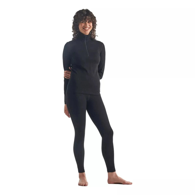 ICEBREAKER SKI PULLI Icebreaker - 260 tech ls half zip merino zwart thermo