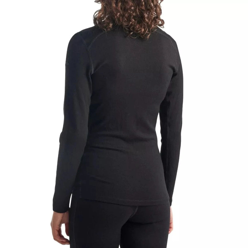 ICEBREAKER SKI PULLI Icebreaker - 260 tech ls half zip merino zwart thermo