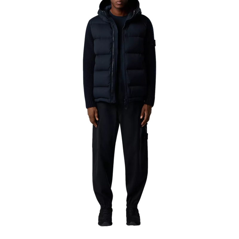 STONE ISLAND Stone Island Jack Ghost Merino Wool Donkerblauw - Match Laren