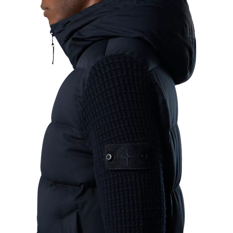 STONE ISLAND Stone Island Jack Ghost Merino Wool Donkerblauw - Match Laren