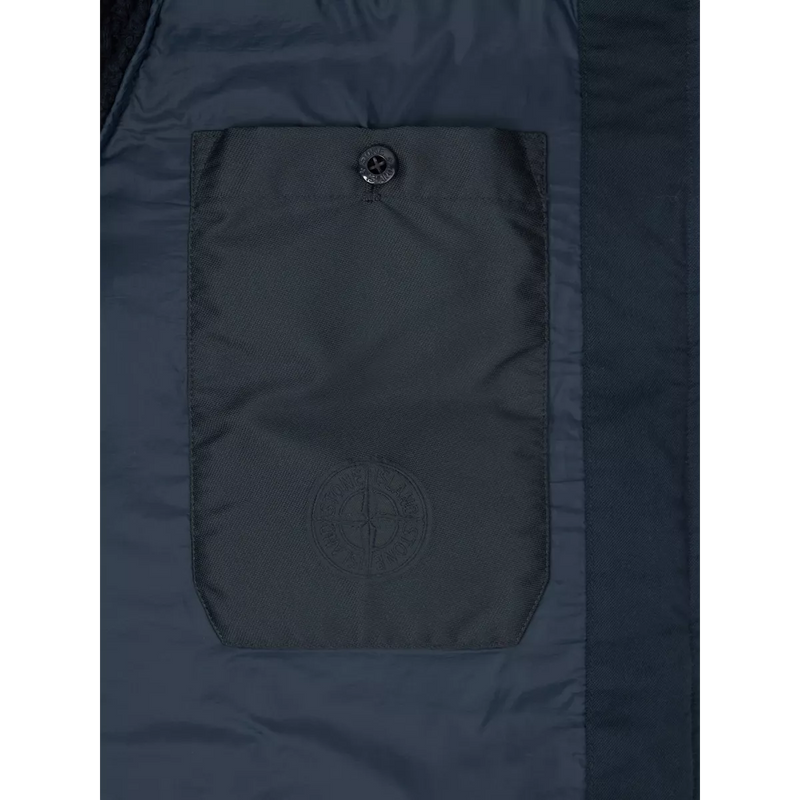 STONE ISLAND Stone Island Jack Ghost Merino Wool Donkerblauw - Match Laren