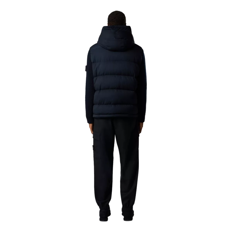 STONE ISLAND Stone Island Jack Ghost Merino Wool Donkerblauw - Match Laren