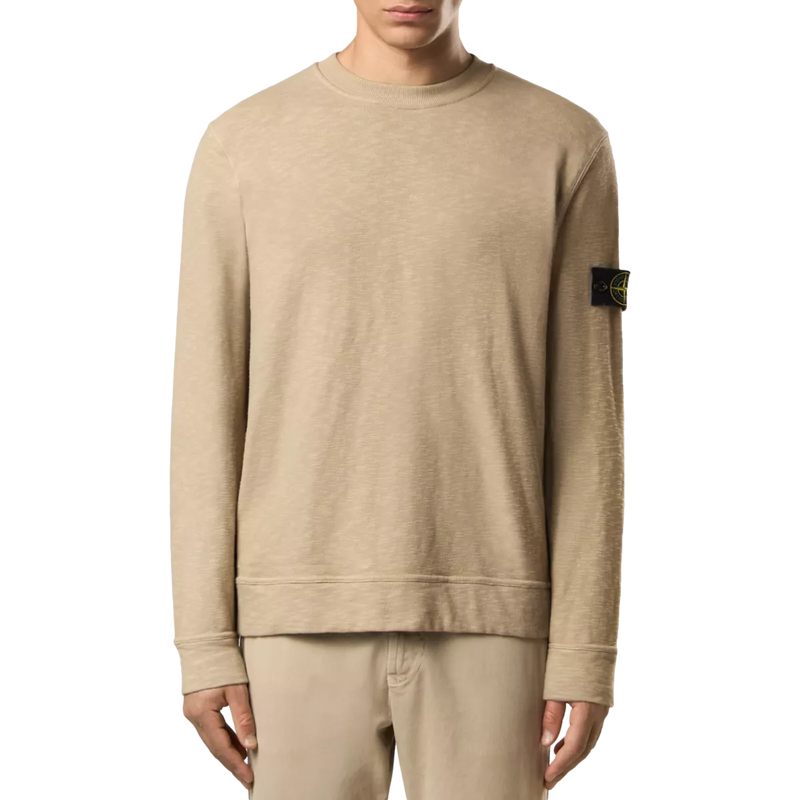 STONE ISLAND Stone Island Sweater Crewneck Camel - Match Laren