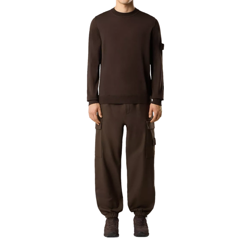 STONE ISLAND Stone Island Trui Crewneck Ghost Bruin - Match Laren