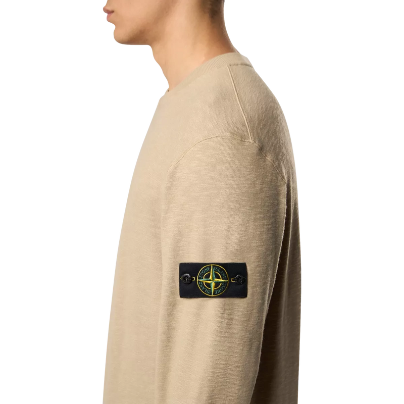 STONE ISLAND Stone Island Sweater Crewneck Camel - Match Laren