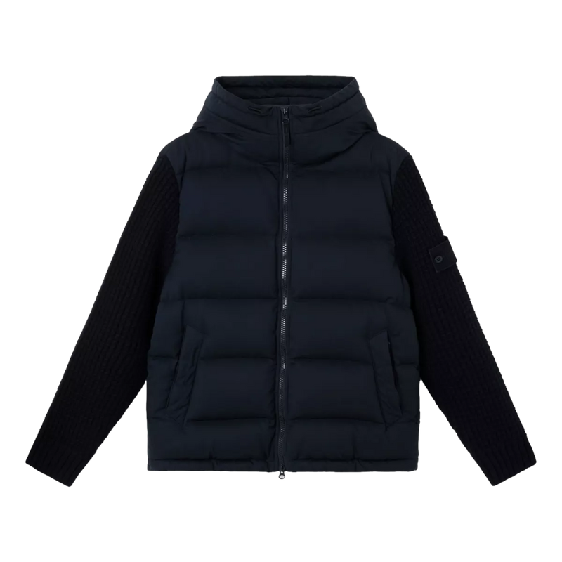 STONE ISLAND Stone Island Jack Ghost Merino Wool Donkerblauw - Match Laren
