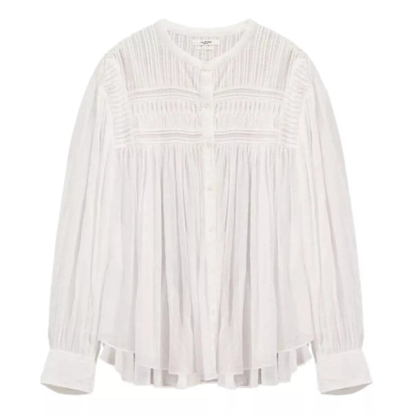 ISABEL MARANT M BLOUSE 34 / WIT Isabel Marant Blouse Wit - Sisera Lare