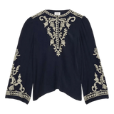 ISABEL MARANT M BLOUSE 34 / ZWART Isabel Marant Falonne Blouse Zwart - Sisera Laren