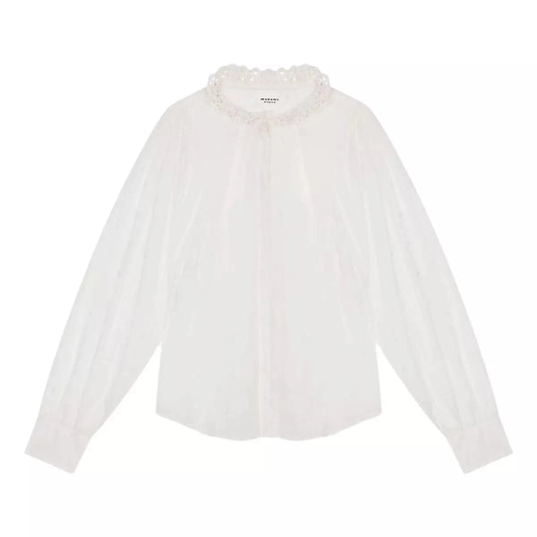 ISABEL MARANT M BLOUSE 38 / WIT Isabel Marant Top Terzali Wit - Sisera Laren