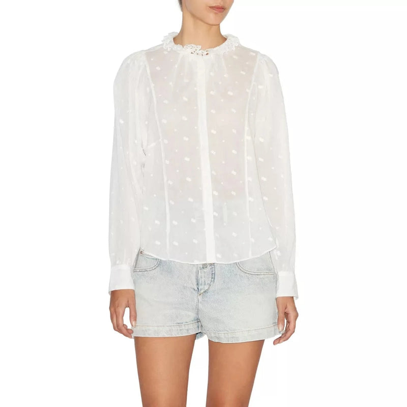 ISABEL MARANT M BLOUSE 38 / WIT Isabel Marant Top Terzali Wit - Sisera Laren