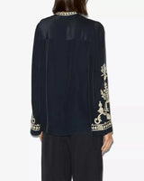 ISABEL MARANT M BLOUSE Isabel Marant Falonne Blouse Zwart - Sisera Laren