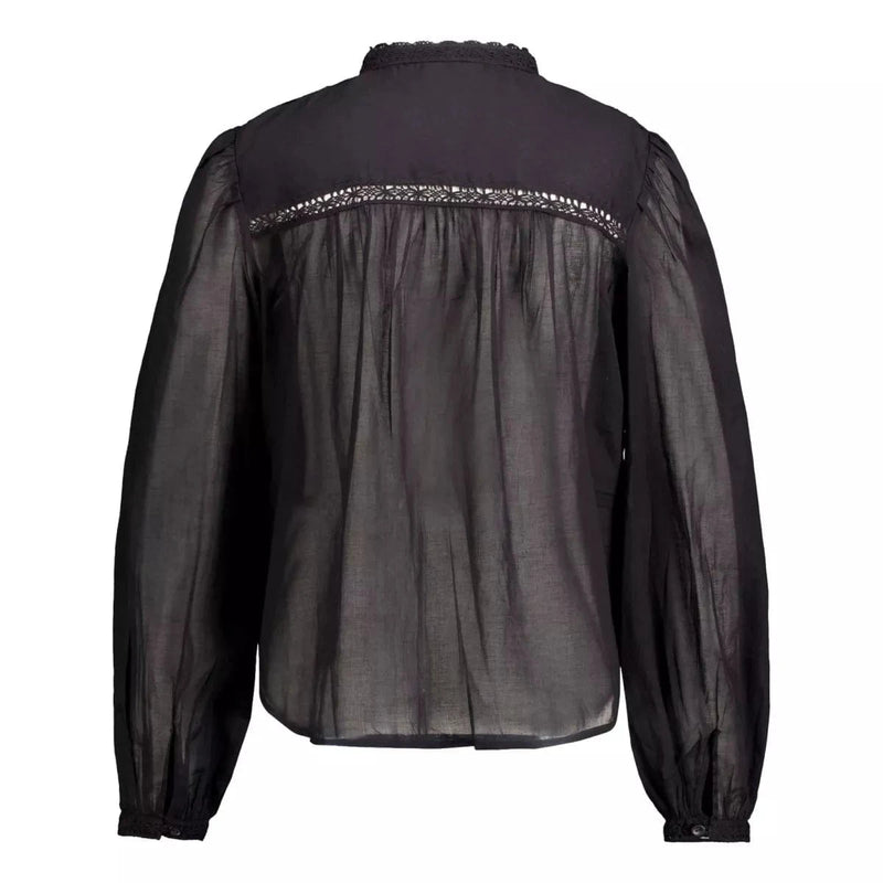 ISABEL MARANT M BLOUSE Isabel Marant Greicy Blouse Zwart - Sisera Laren