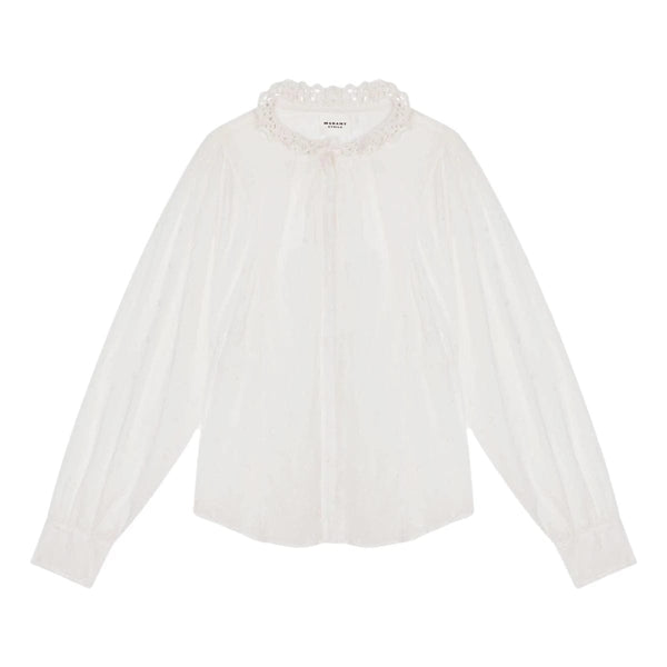 ISABEL MARANT M BLOUSE Isabel Marant Top Terzali Wit - Sisera Laren