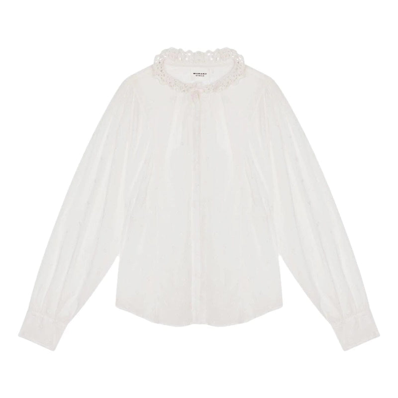 ISABEL MARANT M BLOUSE Isabel Marant Top Terzali Wit - Sisera Laren