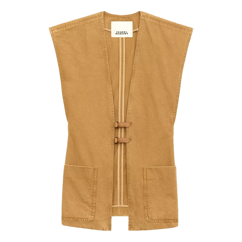 ISABEL MARANT M GILET 36 / CAMEL Isabel Marant Falila Gilet - Camel