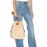 ISABEL MARANT M TAS ONE / NATUREL Isabel Marant Raffia Bucket Bag Bayia - Sisera Laren