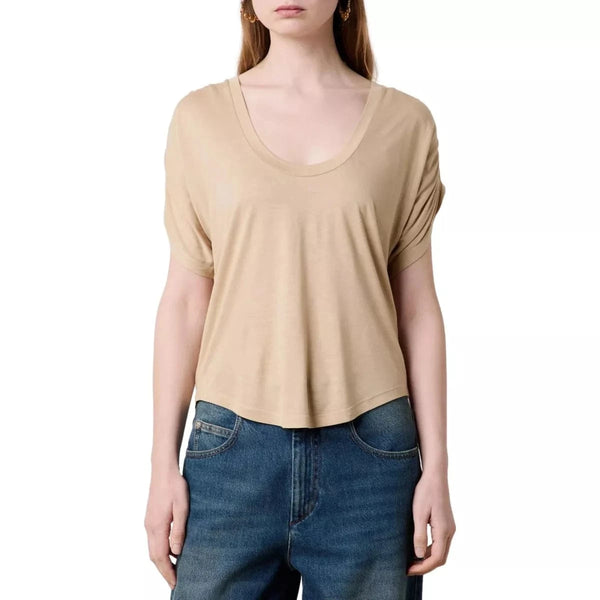ISABEL MARANT M TOP Isabel Marant Emmanuela Top Beige - Sisera Laren