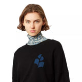 ISABEL MARANT M TRUI 36 / ZWART COMBI ISABEL MARANT Marisans Cotton Sweater - Sisera Laren