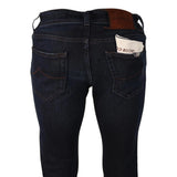 JACOB COHEN JEANS BROEK 37 / DONKER DENIM JACOB COHEN - Slim fit dark washed 5 pocket jeans - Match Laren