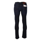 JACOB COHEN JEANS BROEK 37 / DONKER DENIM JACOB COHEN - Slim fit dark washed 5 pocket jeans - Match Laren