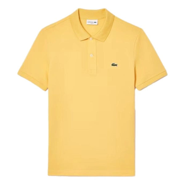 LACOSTE M POLO Lacoste Polo Slim Fit Geel - Match Laren