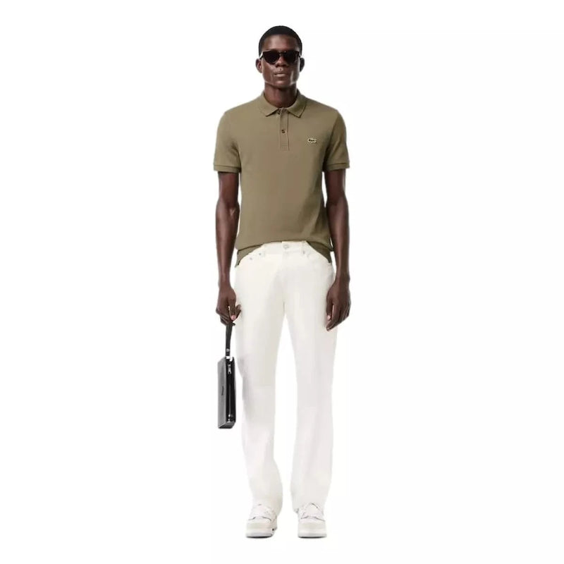LACOSTE M POLO Lacoste Polo Slim Fit Olijf - Match Laren