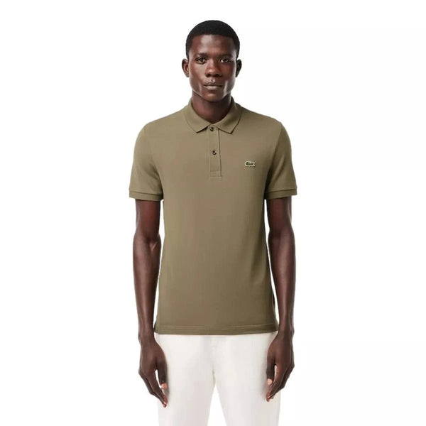 LACOSTE M POLO Lacoste Polo Slim Fit Olijf - Match Laren