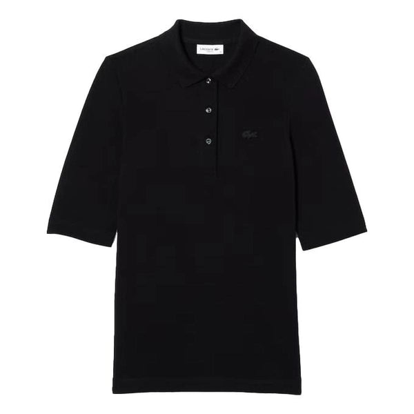 LACOSTE SP POLO 40 / ZWART Lacoste Dames Polo Zwart - Match Laren