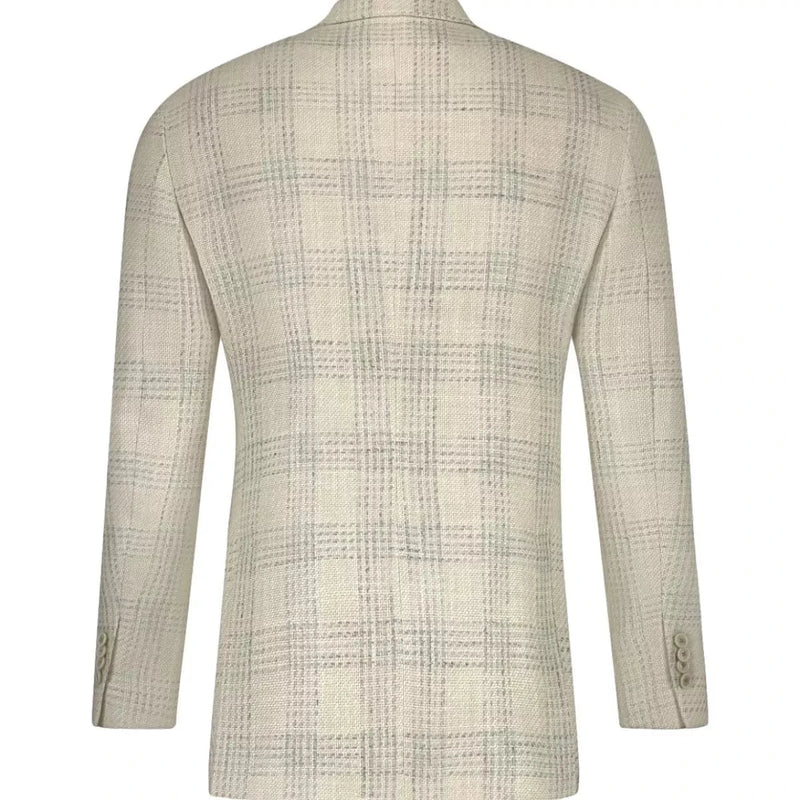 LARDINI M BLAZER Lardini Blazer Lichtblauw Dessin - Match Laren