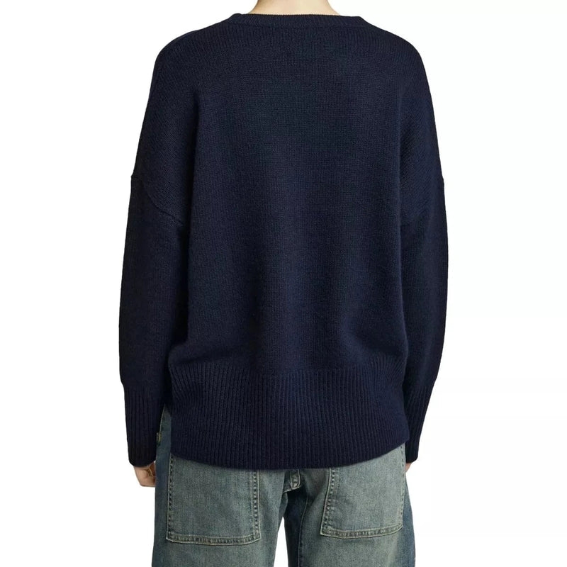 LISA YANG M TRUI Lisa Yang Mila Sweater Donkerblauw - Match Laren