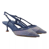 LOLA CRUZ M PUMP Lola Cruz Pums Jeans Blauw - Sisera Laren