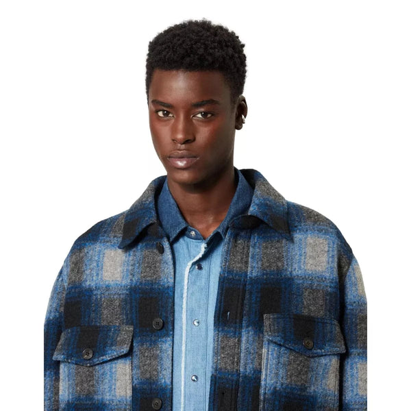 MARANT OUTDOOR SHIRT Marant Jas Kervon Blauw - Match Laren