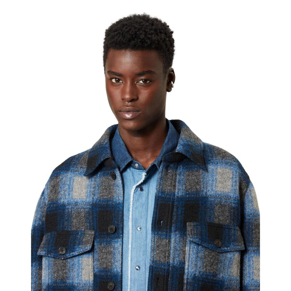 MARANT OUTDOOR SHIRT Marant Jas Kervon Blauw - Match Laren