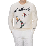 MC2 SAINT BARTH SKI TRUI M / OFF WHITE COMBI Saint Barth Heron Trui Off White - Match Laren