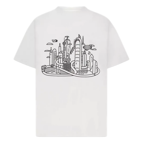 FLANEUR Flaneur Metropolis T-Shirt Wit - Match Laren