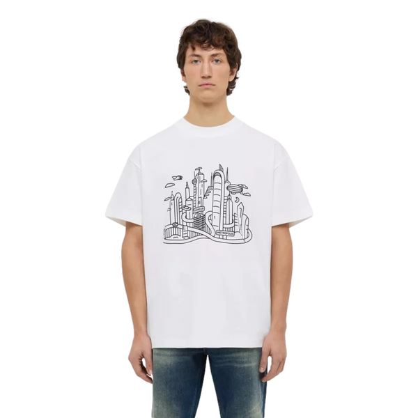 FLANEUR Flaneur Metropolis T-Shirt Wit - Match Laren