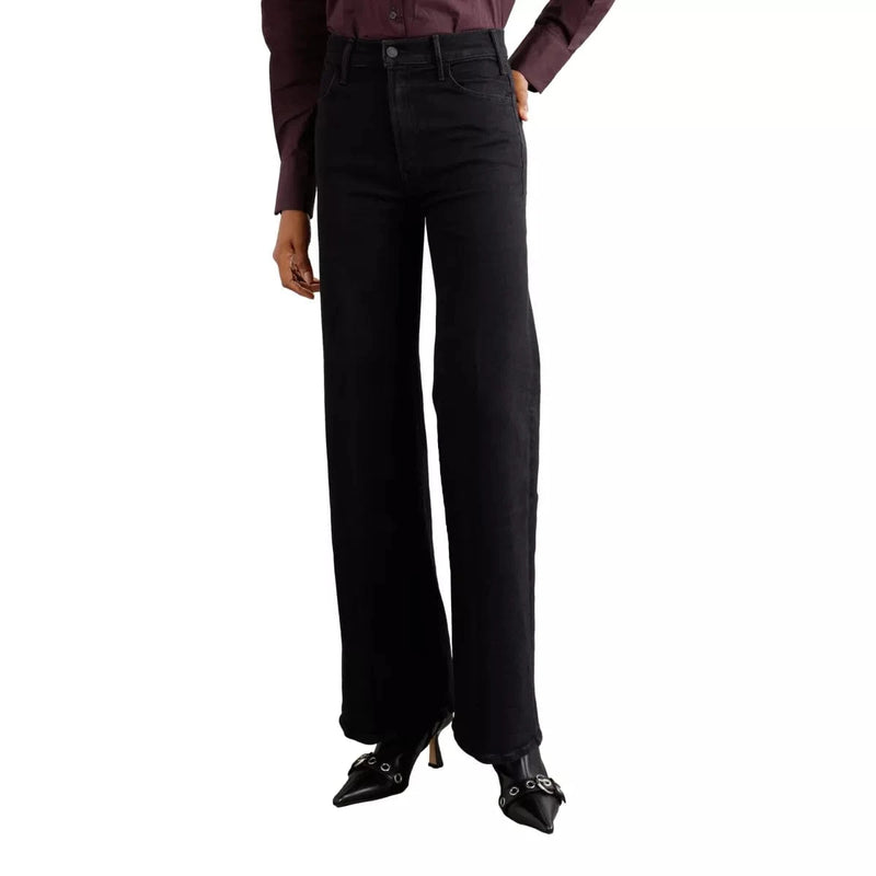 MOTHER JEANS BROEK Mother High-Rise Black Denim Jeans - Sisera Laren