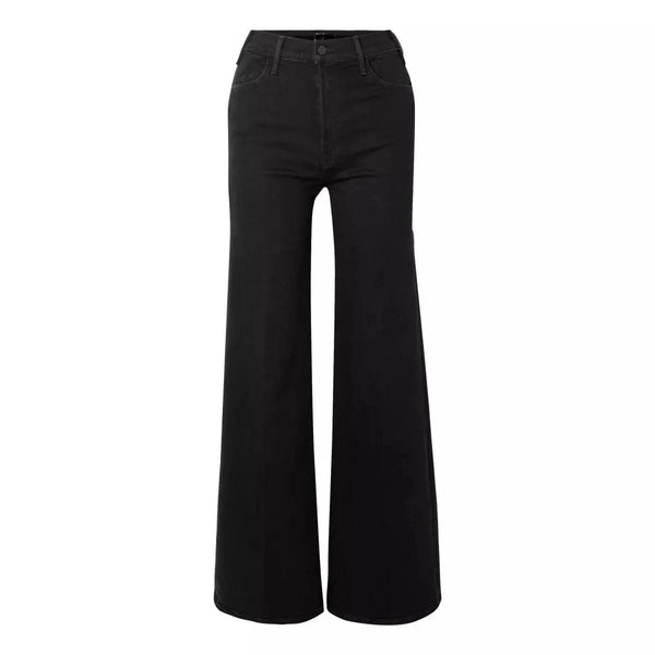 MOTHER JEANS BROEK Mother High-Rise Black Denim Jeans - Sisera Laren