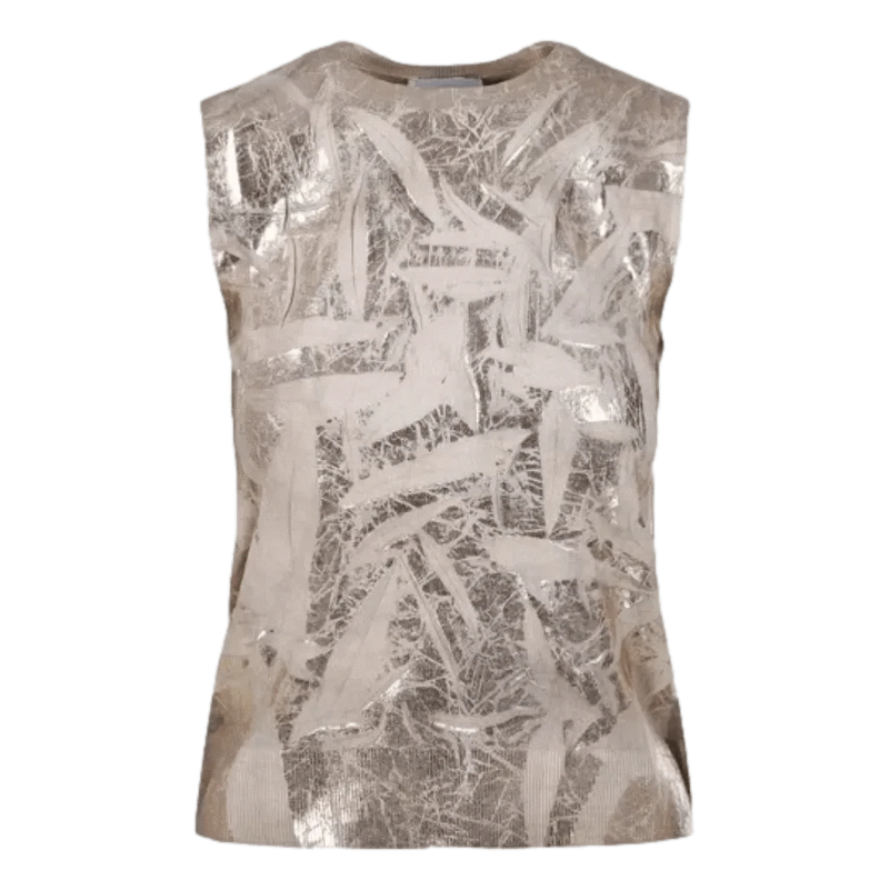 NUDE PROJECT M TRUI Nude Project Top Mouwloos Goud - Match Laren