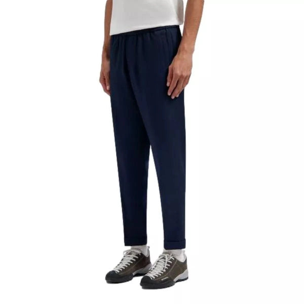 OLAF M BROEK Olaf Slim Elasticated Broek - Donkerblauw