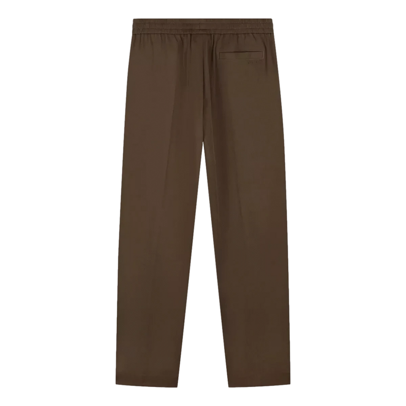 OLAF M BROEK Olaf Slim Elasticated Trousers Brown  - Match Laren