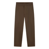 OLAF M BROEK S / BRUIN Olaf Slim Elasticated Trousers Brown  - Match Laren