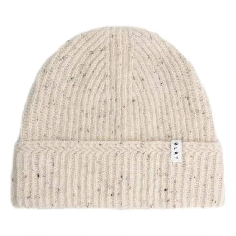 OLAF M MUTS ONE / ECRU COMBI OLAF Wool Beanie - Match Laren